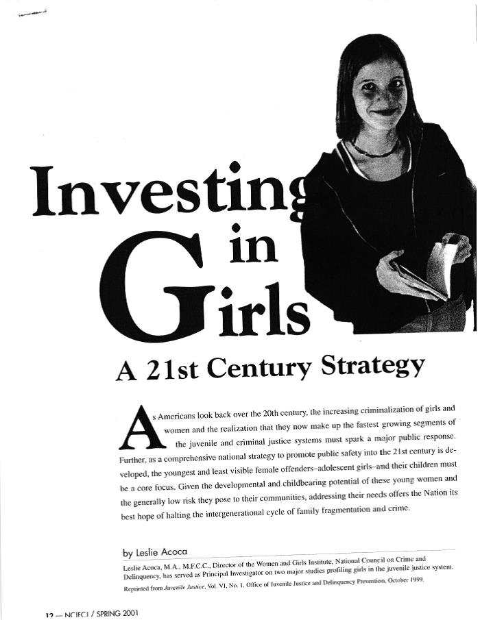 Investing in Girls